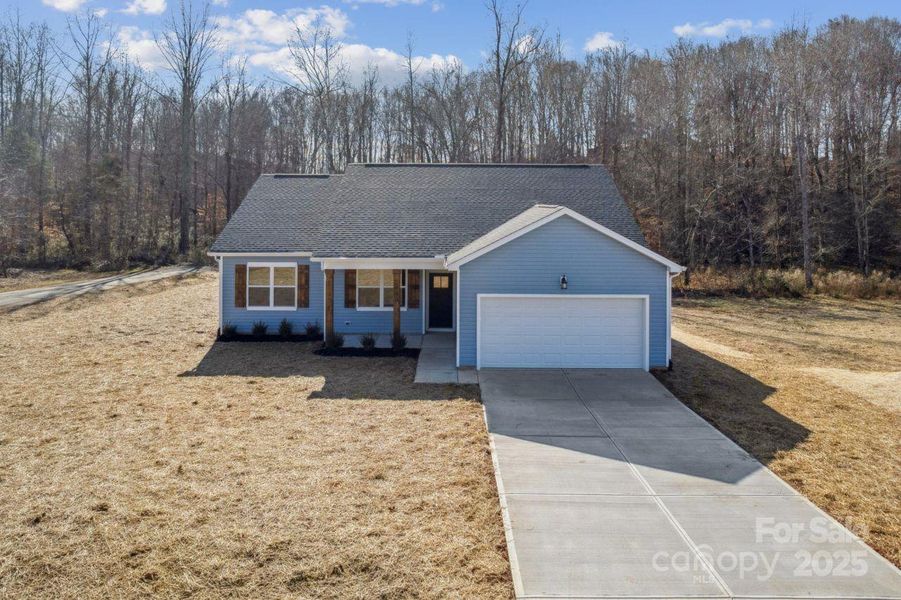 Front exterior of a new home in , Maiden, NC, highlighting curb appeal (Image 17). Front exterior of a new home in , Maiden, NC, highlighting curb appeal (Image 17).