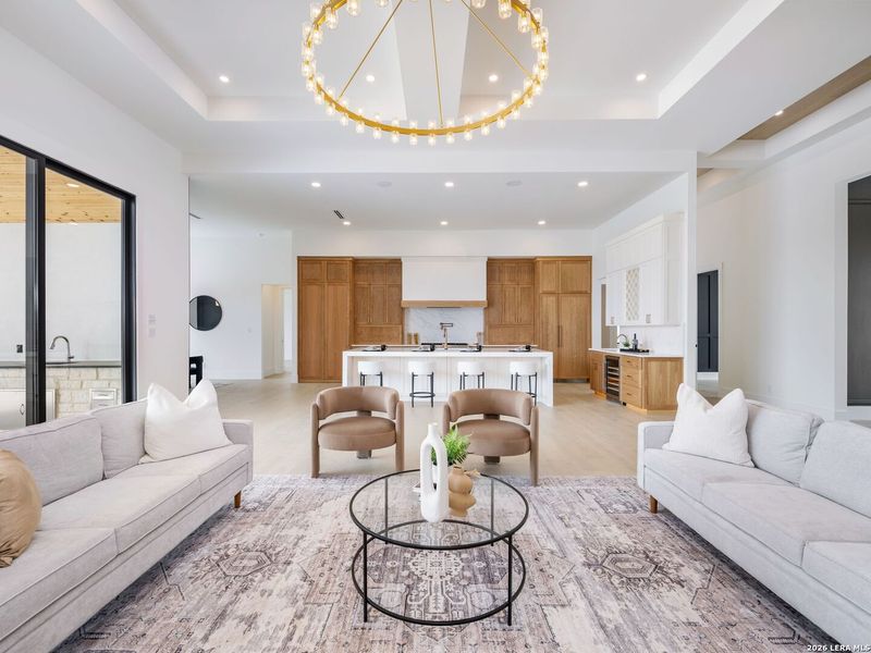 Furnished interior view inside a new home in , Boerne (Image 10). Furnished interior view inside a new home in , Boerne (Image 10).
