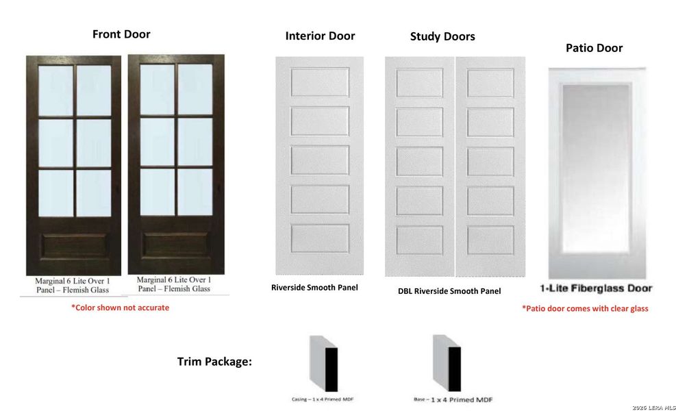 Sample of building materials used in homes in Buffalo Crossing, Cibolo (Image 5).