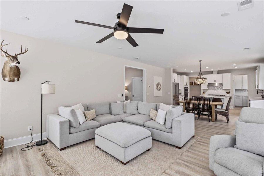 Furnished interior view inside a new home in , Huger (Image 28).