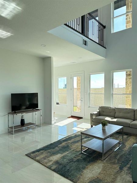 Dining space with sink