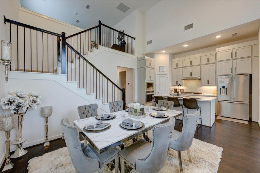 Furnished interior view inside a new home in Sienna 45', 50', Missouri City (Image 7).