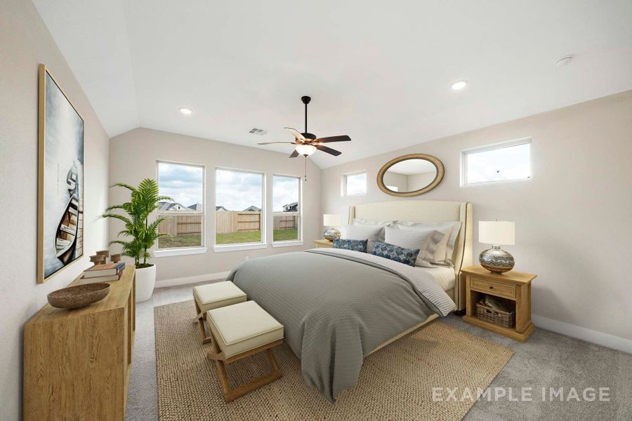 Representative furnished interior of a home built from the The Elizabeth by Davidson Homes LLC in Lago Mar, Texas City (Image 8).