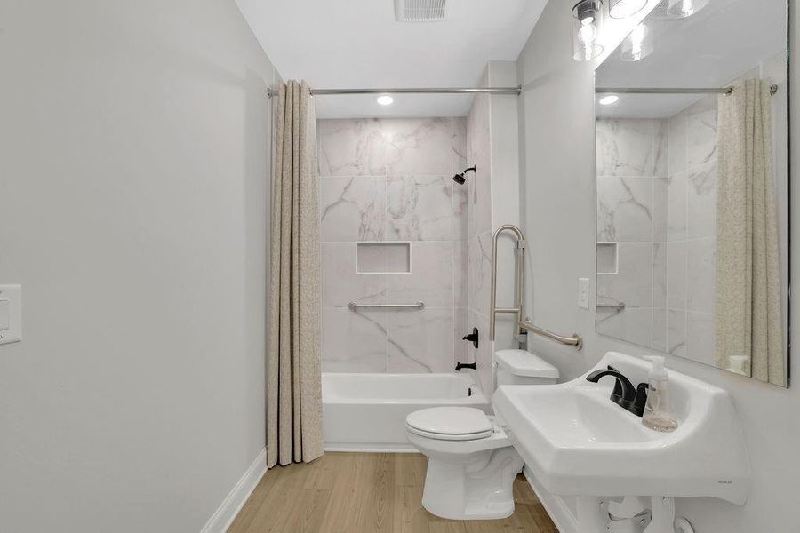 Furnished interior view inside a new home in , Flowery Branch (Image 8).