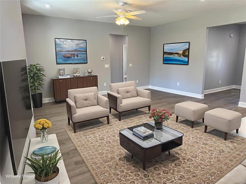 Furnished interior view inside a new home in , Dade City (Image 14).