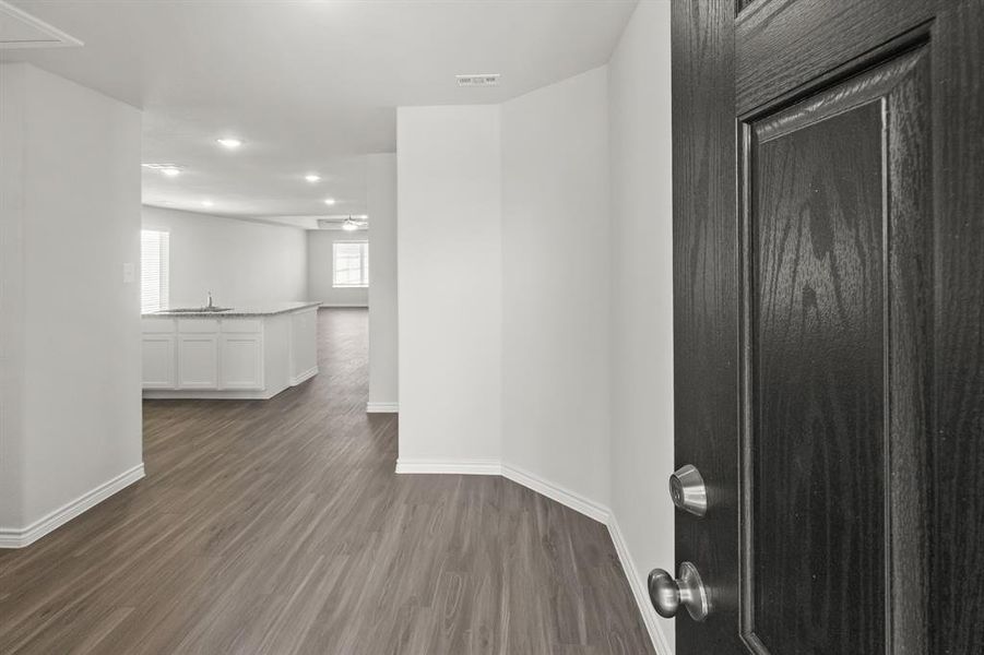 Spacious, unfurnished interior of a new home in Retreat at Fossil Creek, Fort Worth (Image 7). Spacious, unfurnished interior of a new home in Retreat at Fossil Creek, Fort Worth (Image 7).