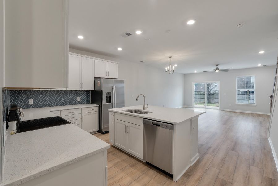 Furnished interior view inside a new home in The Landings at Montague, Goose Creek (Image 16).