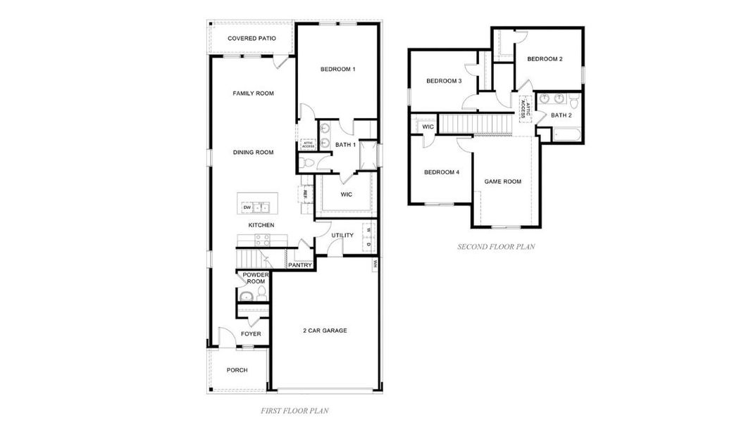 2D floor plan layout for the Hanna by D.R. Horton in The Preserve at Forum, Grand Prairie, TX (Image 3). 2D floor plan layout for the Hanna by D.R. Horton in The Preserve at Forum, Grand Prairie, TX (Image 3).