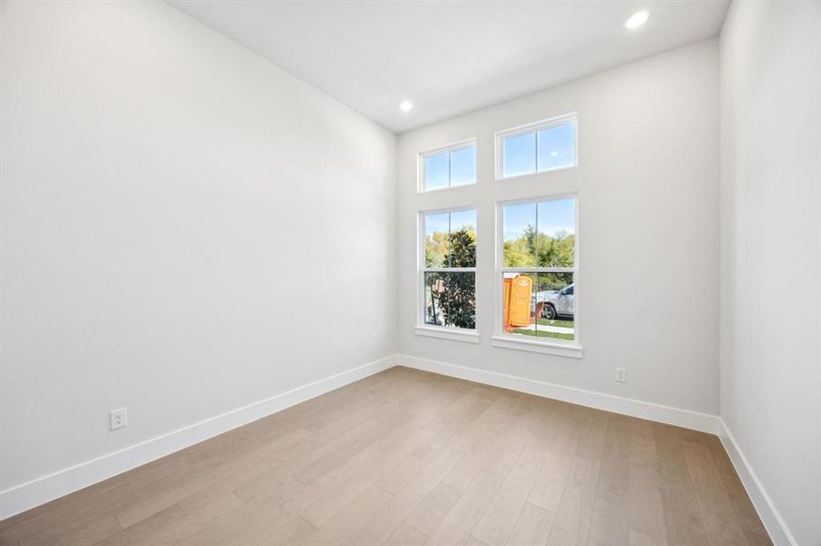 Our lovely Bennett floor plan offers two nicely sized secondary bedrooms.