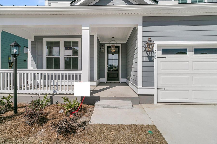 Exterior details and patio area of a home in Cherrywood Estates, Summerville (Image 4).