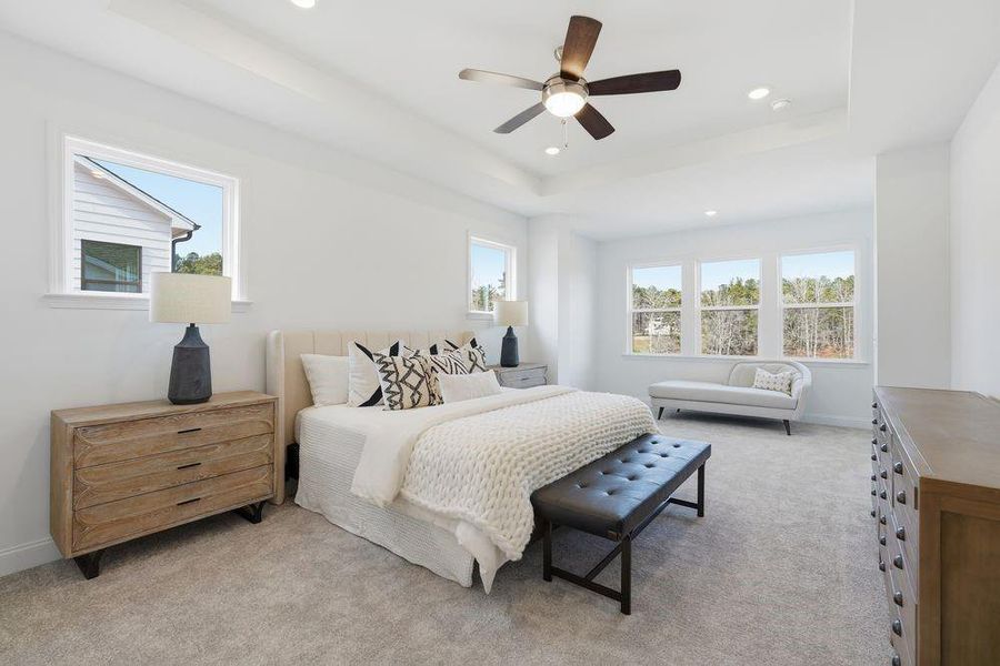 Furnished interior view inside a new home in Auburn Glen, Dacula (Image 16).