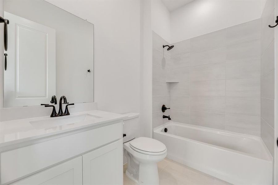 Furnished interior view inside a new home in Cottages of Celina, Celina (Image 13).