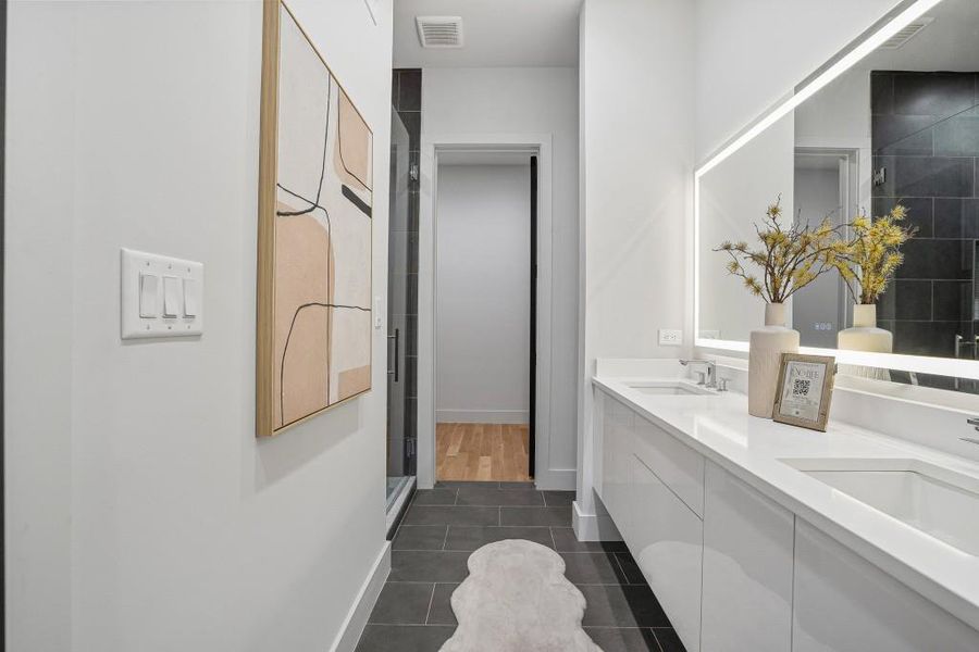 Furnished interior view inside a new home in , Decatur (Image 65).