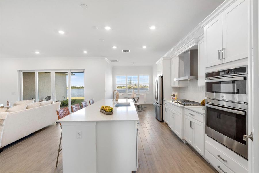 Furnished interior view inside a new home in , The Acreage (Image 34). Furnished interior view inside a new home in , The Acreage (Image 34).