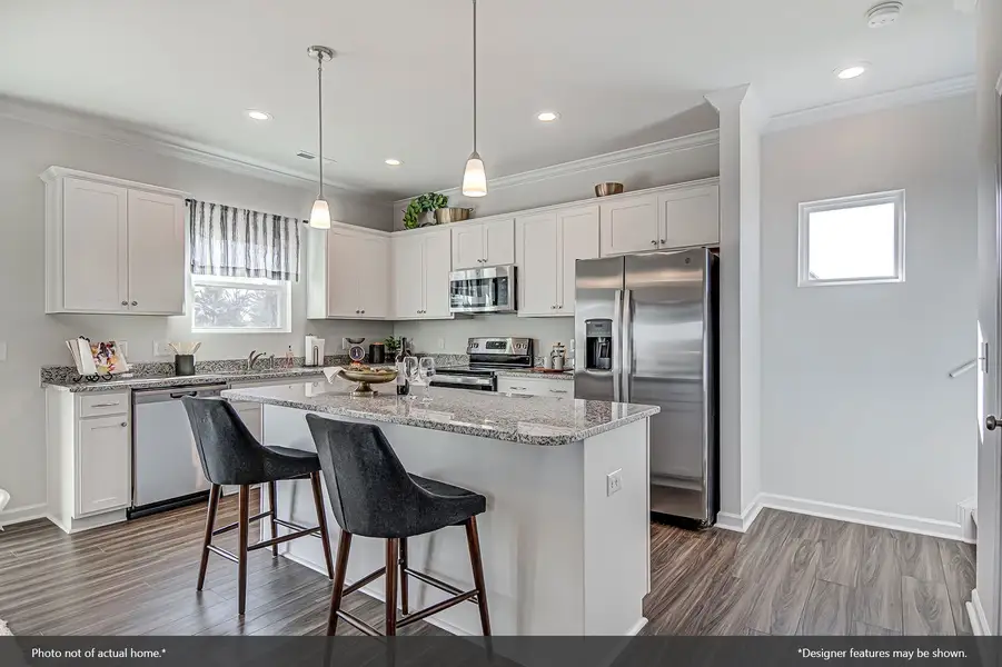 Furnished interior view inside a new home in Langdon Preserve, Angier (Image 4). Furnished interior view inside a new home in Langdon Preserve, Angier (Image 4).