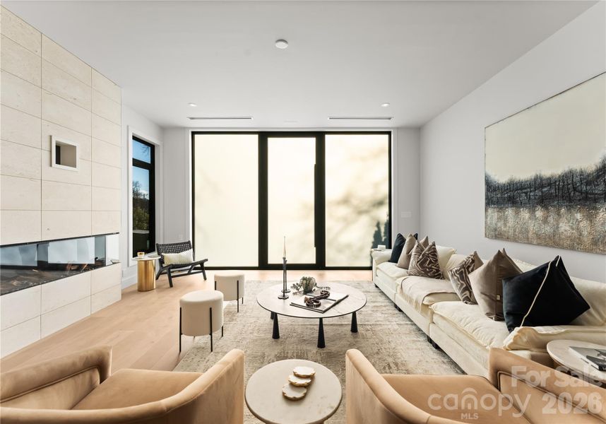 Furnished interior view inside a new home in , Charlotte (Image 3).