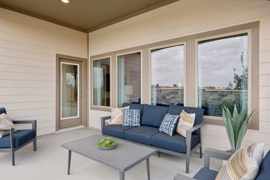 Patio in the Diamond home plan by Trophy Signature Homes – REPRESENTATIVE PHOTO Patio in the Diamond home plan by Trophy Signature Homes – REPRESENTATIVE PHOTO