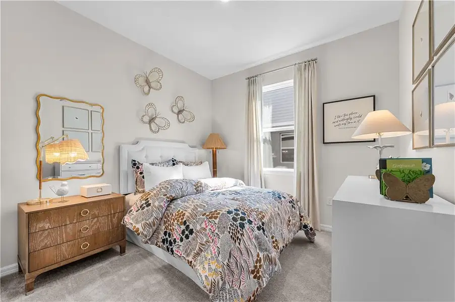Furnished interior view inside a new home in River Oaks, Locust Grove (Image 23).