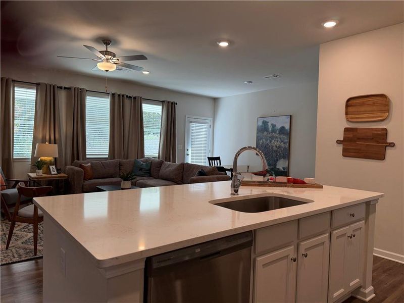 Furnished interior view inside a new home in Villages at Cedar Hill, Dallas (Image 8).