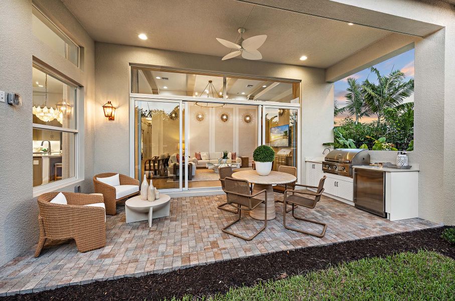 Representative exterior details of a home built from the Stellar by GL Homes in Valencia Sky (55+), Naples (Image 2). Representative exterior details of a home built from the Stellar by GL Homes in Valencia Sky (55+), Naples (Image 2).
