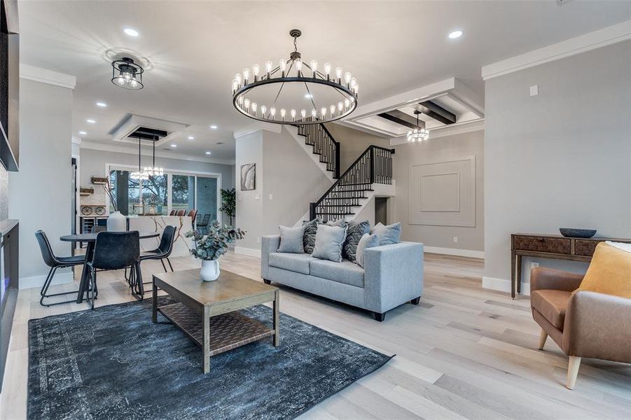 Furnished interior view inside a new home in , Whitney (Image 11).