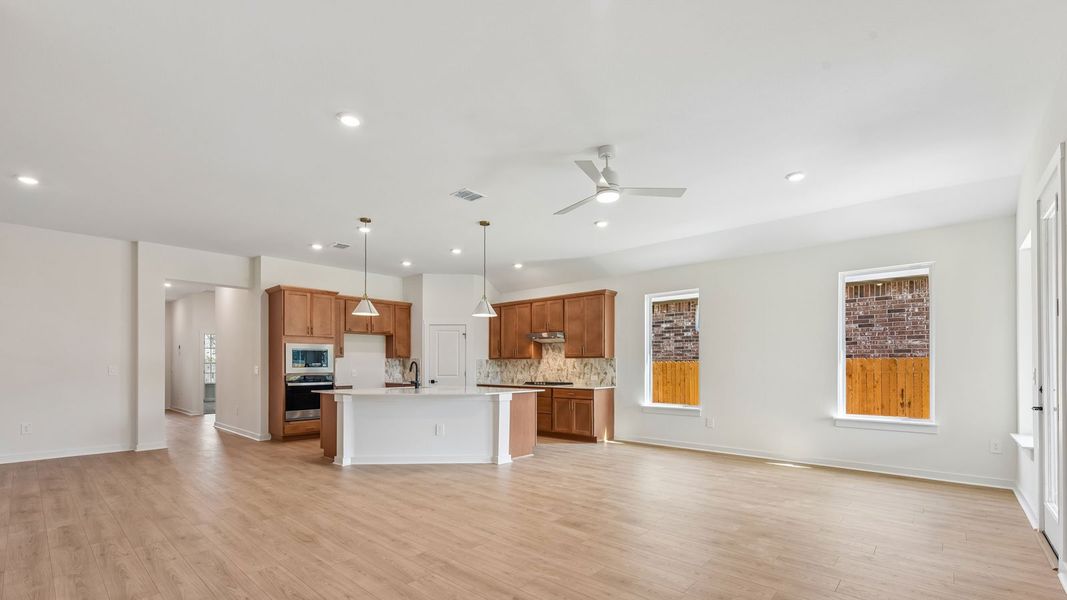 Furnished interior view inside a new home in Rosenbusch Ranch, Leander (Image 6).