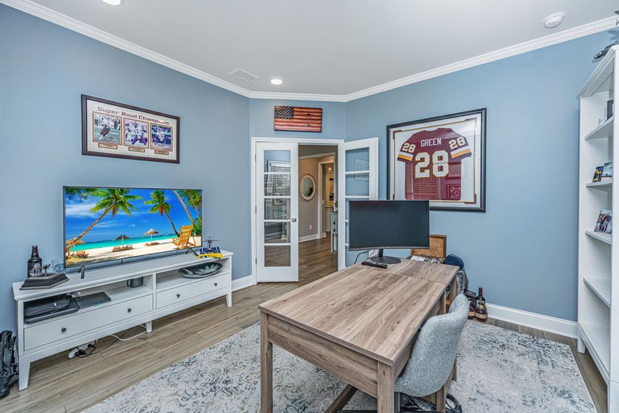Furnished interior view inside a new home in Sea Island Preserve, Johns Island (Image 66).