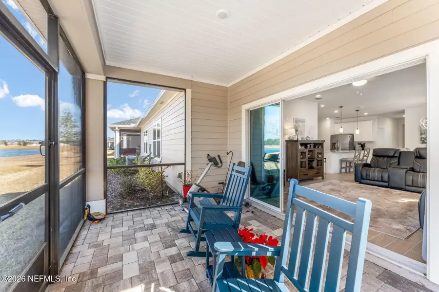 Exterior details and patio area of a home in Stillwater | Active Adult 55+, St. Johns (Image 3).