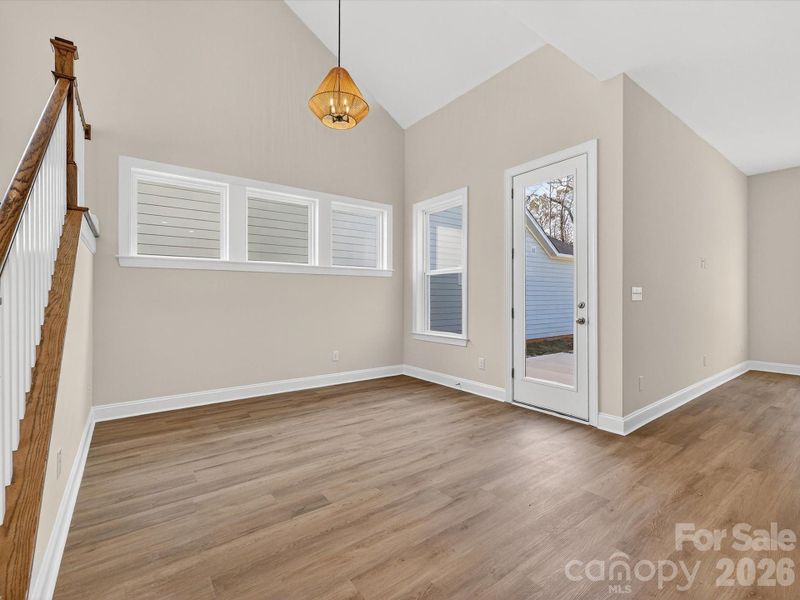 Spacious, unfurnished interior of a new home in North Creek Village, Huntersville (Image 18).