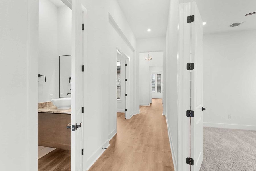 Spacious, unfurnished interior of a new home in The Grove at Blackhawk, Pflugerville (Image 23).