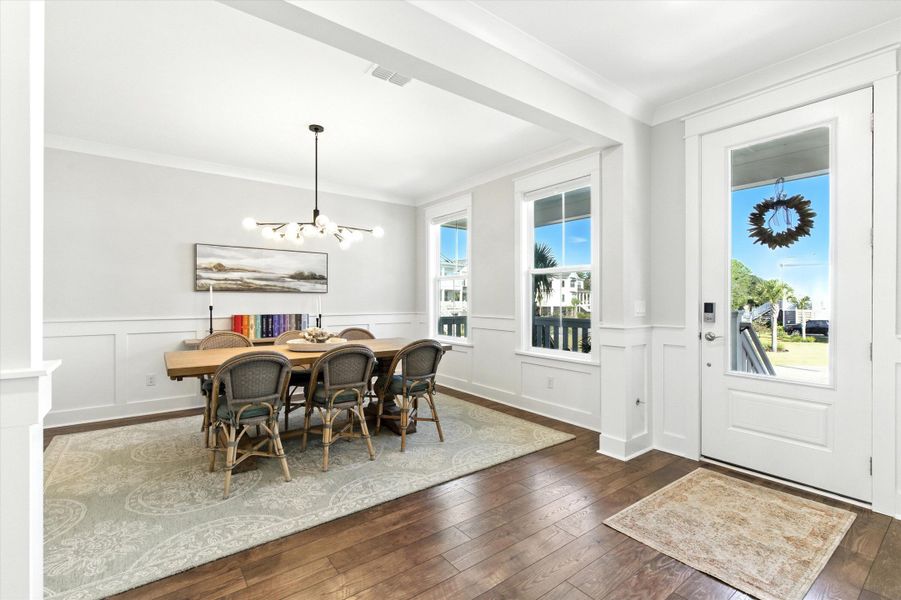 Furnished interior view inside a new home in , Mount Pleasant (Image 10).