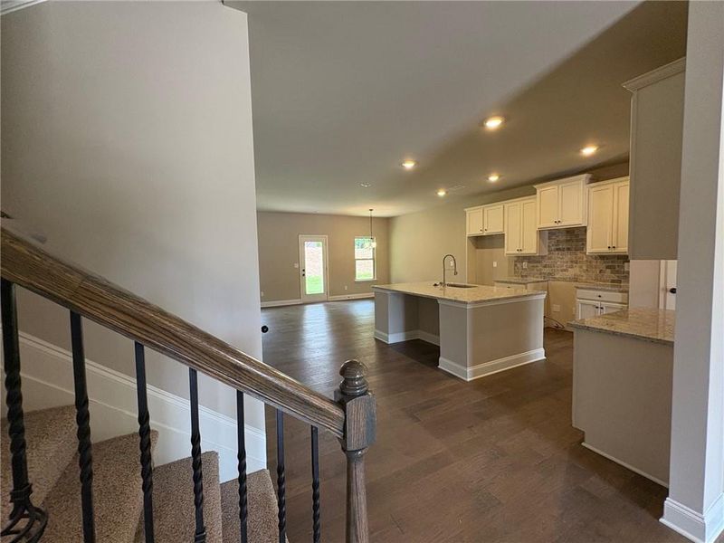 Furnished interior view inside a new home in , Grayson (Image 12).
