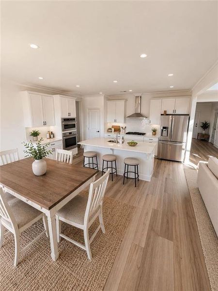 Furnished interior view inside a new home in , Dallas (Image 16).