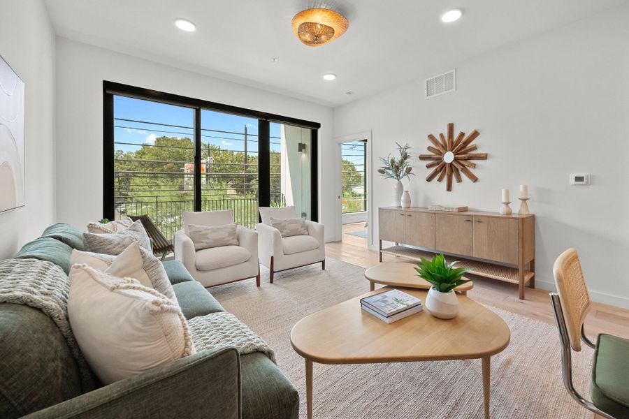Furnished interior view inside a new home in , Austin (Image 12).