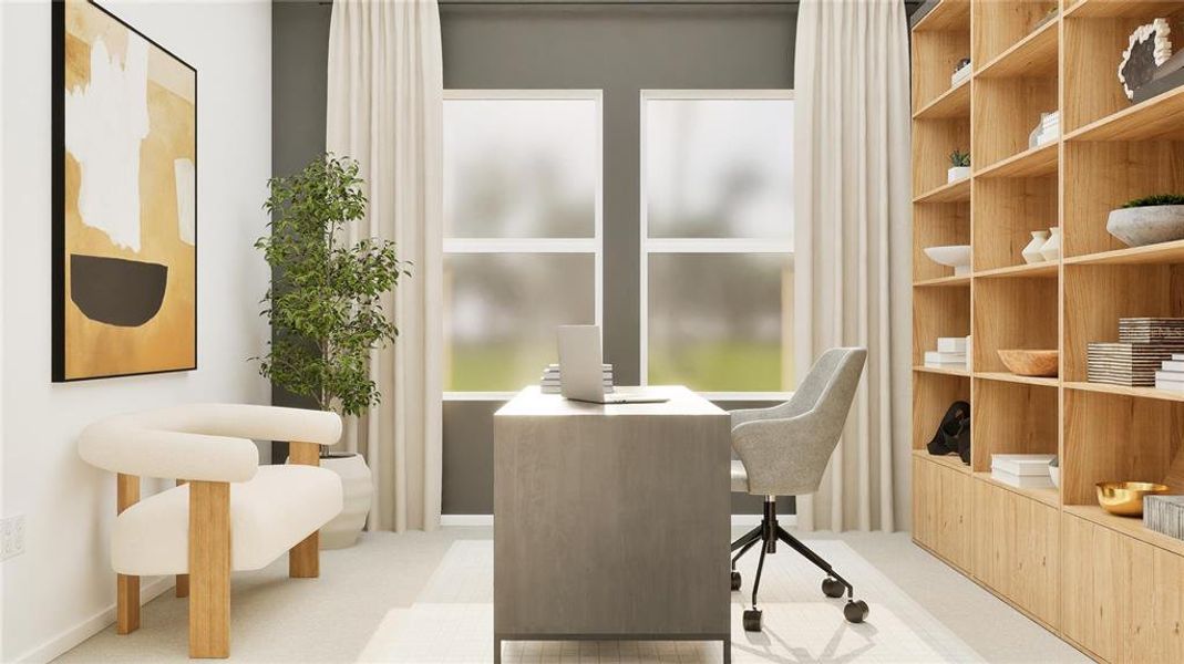 Furnished interior view inside a new home in Bridgewalk, St. Cloud (Image 17).