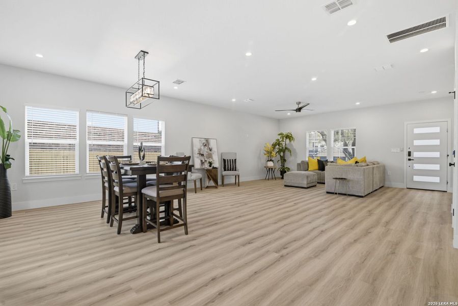 Furnished interior view inside a new home in , San Antonio (Image 8).