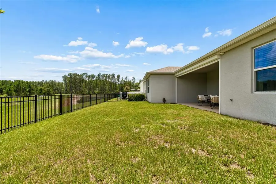 Exterior details and patio area of a home in Deerbrook, Land O' Lakes (Image 4).