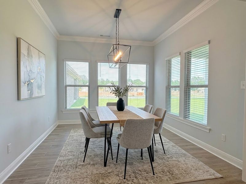 Furnished interior view inside a new home in Bird Song at Hammock Bay, Freeport (Image 4).