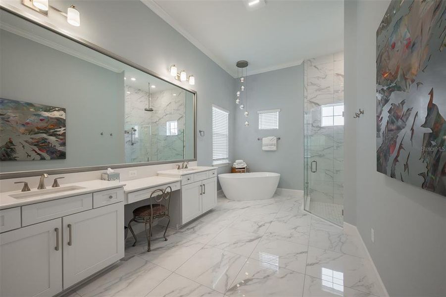 Furnished interior view inside a new home in , Sarasota (Image 13).