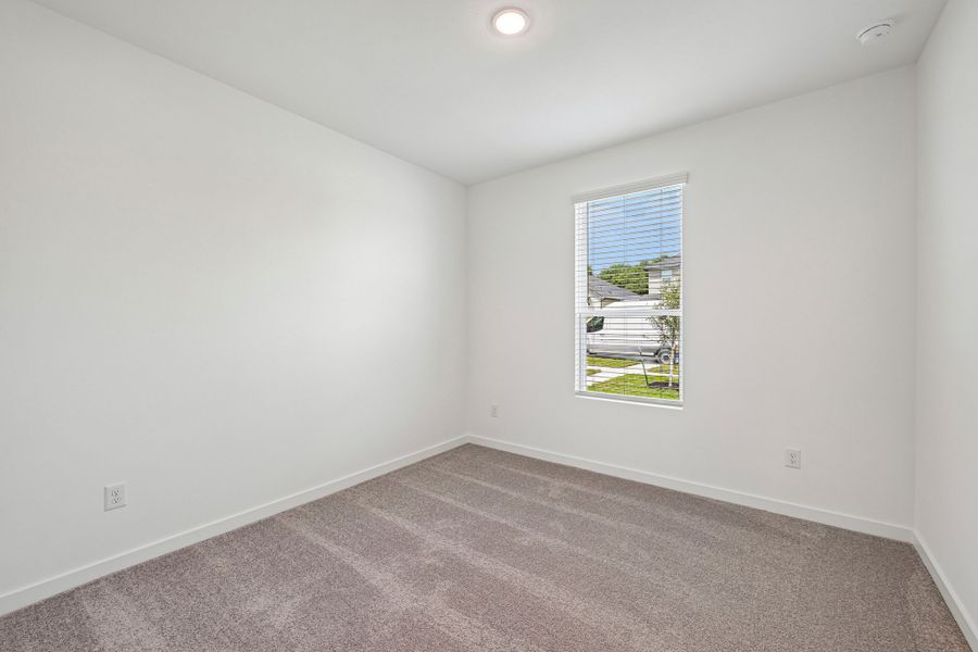 Representative unfurnished interior of a home built from the 3501 by Risewell Homes in Parkton Square, Kyle (Image 12).