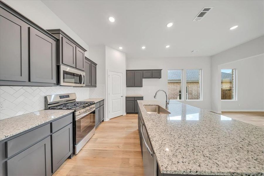 Furnished interior view inside a new home in Liberty Pointe, Gainesville (Image 6). Furnished interior view inside a new home in Liberty Pointe, Gainesville (Image 6).