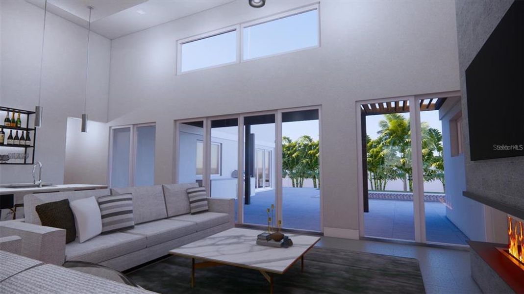 Furnished interior view inside a new home in , Sarasota (Image 8). Furnished interior view inside a new home in , Sarasota (Image 8).