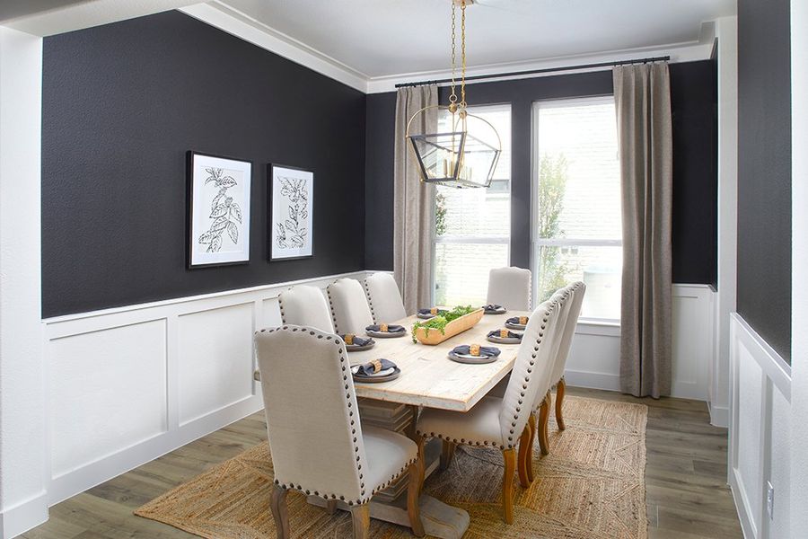 Representative furnished interior of a home built from the Conroe - SH 5248 by Shaddock Homes in Grand Oaks at Green Meadows - 60', Celina (Image 10). Representative furnished interior of a home built from the Conroe - SH 5248 by Shaddock Homes in Grand Oaks at Green Meadows - 60', Celina (Image 10).