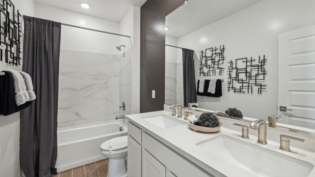 Furnished interior view inside a new home in Remington, Buckeye (Image 32).