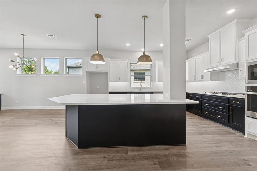 Furnished interior view inside a new home in South Pointe  Village Series, Mansfield (Image 10).
