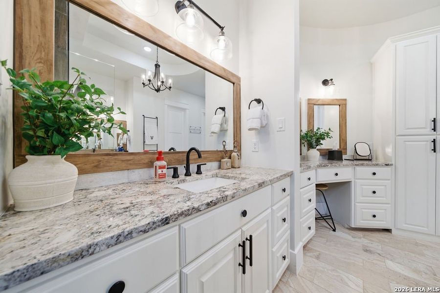 Furnished interior view inside a new home in , New Braunfels (Image 15).