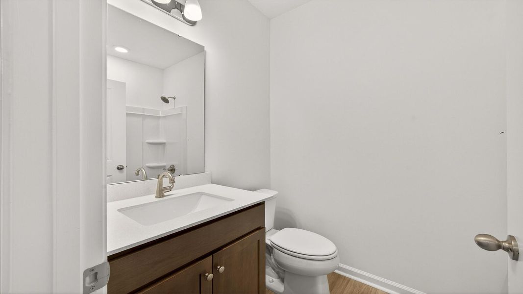 Furnished interior view inside a new home in Creekside at Andrews, Summerville (Image 11). Furnished interior view inside a new home in Creekside at Andrews, Summerville (Image 11).
