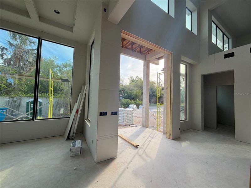 In-progress construction of a new home in , Sarasota, FL (Image 27).