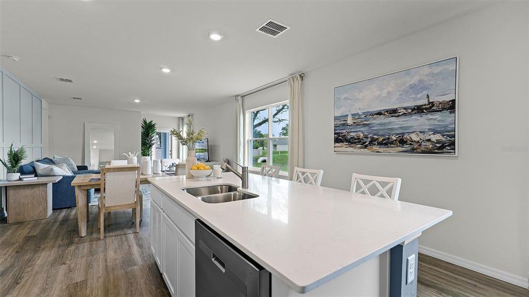 Furnished interior view inside a new home in Kindred, Kissimmee (Image 3).