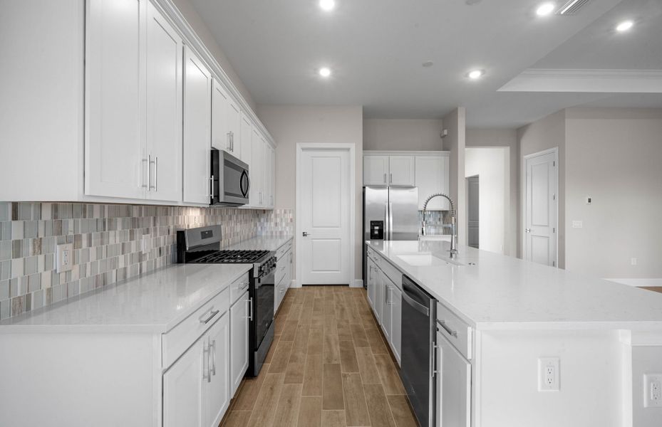 Furnished interior view inside a new home in Del Webb Oak Creek, North Fort Myers (Image 10).